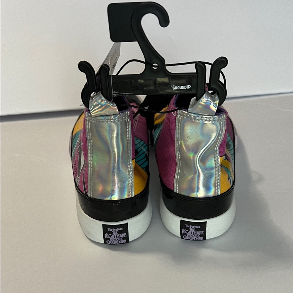 Disney High-Top Sneakers with Skeleton Design - Black, Yellow, Purple, Teal - Picture 2 of 6